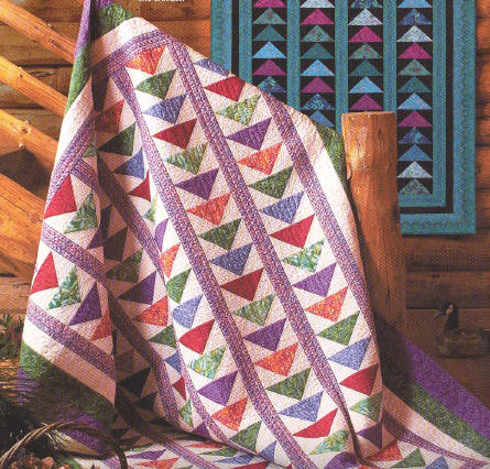 Flying Geese - The Quilter&apos;s Cache - Marcia Hohn&apos;s free quilt